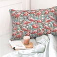 thumbnail image 4 of Balery Pink Flamingo Funda de Cojín Estampada, Regalos para Mujeres, Regalos de Amor para Ella, Regalos para Novia o Esposa, Funda de Almohada-20"x30", 4 of 6
