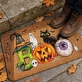 thumbnail image 6 of Deeceymbur Ghost Pumpkin Shaped Bath Mat Halloween Fall Thanksgiving Absorbent Soft Non Slide Entryway Floor Rug, 6 of 7