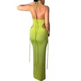 thumbnail image 4 of TRKIYQC, vestido ceñido al cuerpo sin mangas y sin espalda para mujer, vestido de fiesta informal de verano con cintura recortada de Color sólido, ropa de calle para Club TRKIYQC moda, 4 of 7