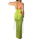 thumbnail image 4 of VISgogo mujeres sin mangas espalda descubierta Bodycon vestido Color sólido recorte cintura verano Casual fiesta vestido Club Streetwear VISgogo  moda, 4 of 5