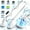 White, variant on Electric Spin Scrubber,2024 New Cordless Shower Cleaning Brush with 7 Replacement Heads,2 Speeds Adjustable,Adjustable telescopic arm