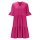 thumbnail image 4 of Vestido de Verano de Manga Corta para las Mujeres una Línea de Playa Casual, Bolsillos de Primavera Suelto Vestido de Poliéster, 4 of 7