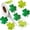 Green, variant on Yippzo St Patricks Day Stickers, Shamrock Stickers Roll, Sparkly St. Patrick's Day Saint Patricks Day's Lucky Clover Self-Adhesive Laser Seal Labels Decor