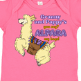 thumbnail image 3 of Inktastic Granny and Pappy's You Say? Alpaca My Bags! Boys or Girls Baby Bodysuit, 3 of 4