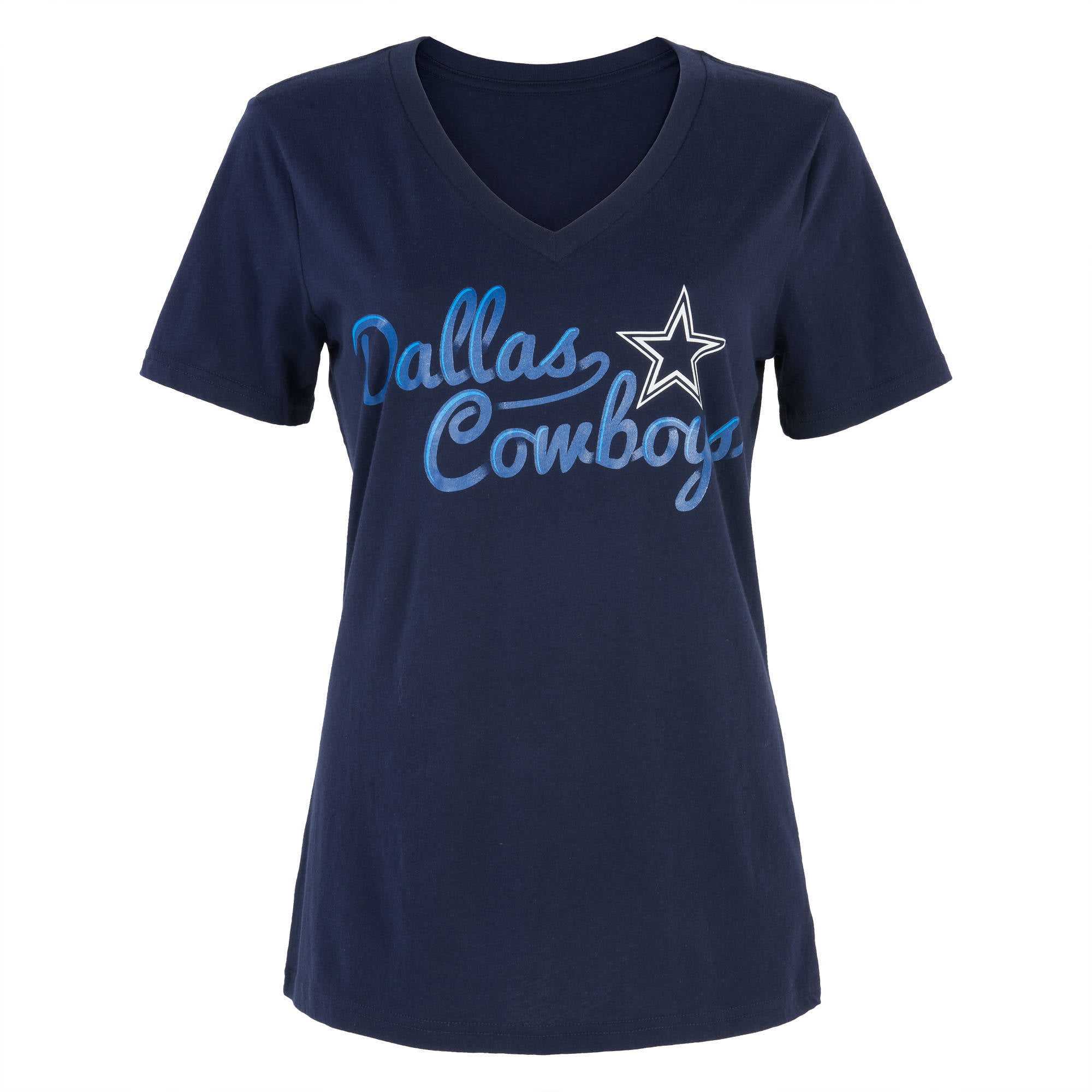 NFL Dallas Cowboys Womens Hello Script Graphic Tee - Walmart.com