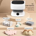 thumbnail image 4 of Portable Washing Machine, 10L High Capacity Mini Foldable Washer with 3 Modes Deep Cleaning for Underwear, Baby Clothes, or Small Items, Foldable Washing Machine for Apartments, RV, 4 of 8