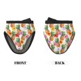 thumbnail image 2 of Pofeuu Hawaiian Pineapples And Hibiscus Flowers Print Thickened Mini Silicone Oven Mitts Heat Resistant, Rubber Oven Mitt Gloves, Finger Pinch Grips, Pot Holder, Silicone Potholder, 2 of 7