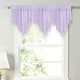 thumbnail image 1 of Collections Floral Sheer Lace Shade Window Curtain With Scalloped Edges And Rod Pocket Top For Easy Hanging, 1 of 4