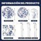 thumbnail image 3 of Cubiertos Fiesta Elegantes de 350 Piezas, Juego de Platos de Cartón Para Pastel con Flores Vintage, Ideal para Bodas, Fiestas de Cumpleaños, Cenas, 3 of 4