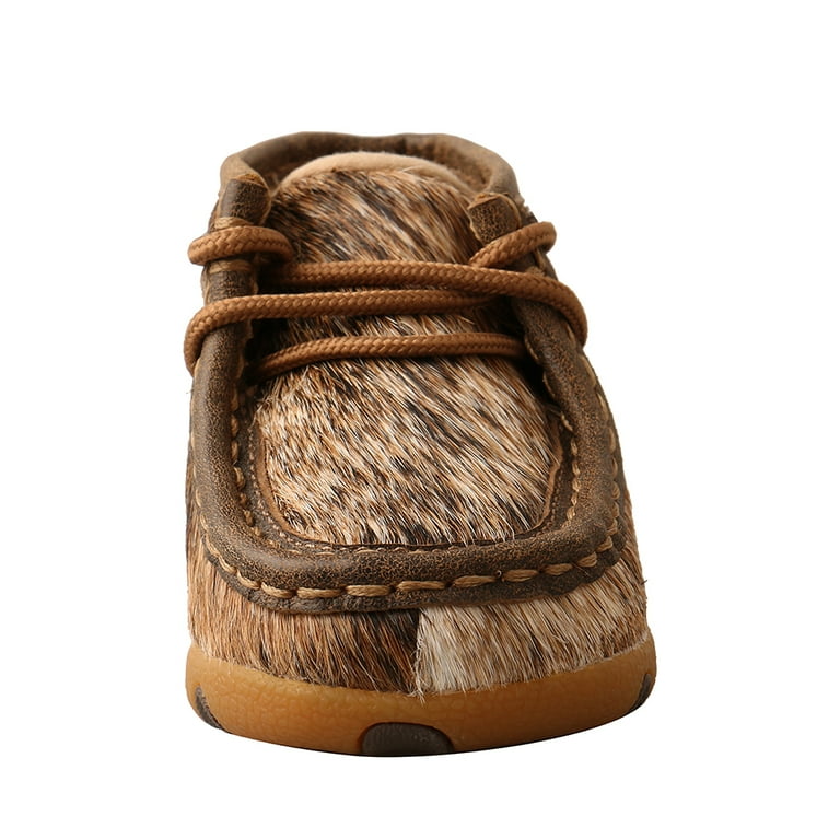 Twisted X Boots Boys Infant Brindle Hair on Hide Casual 5 Light Brindle
