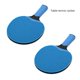 thumbnail image 2 of Artículos Deportivos Raquetas de Tenis de Mesa Multicolor de Silicona Adecuadas para Principiantes en Entrenamiento y Competición Rojo, 2 of 5