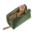 thumbnail image 5 of Unique Bargains Portable Cosmetic Bag Travel Makeup Bag Storage Bag Waterproof Nylon 1 Pcs Green Beige, 5 of 7