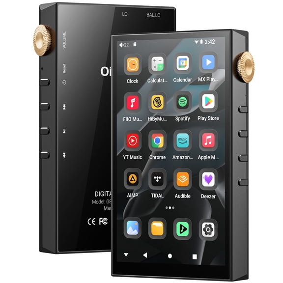160GB Hi-Fi Audio Player with Bluetooth and WiFi, Oilsky Hi-Fi Music Player with Spotify,Pandora,Audible,Amazon Music,Play Store, 4.02" DSD Lossless Music MP3 MP4 Player(Black)
