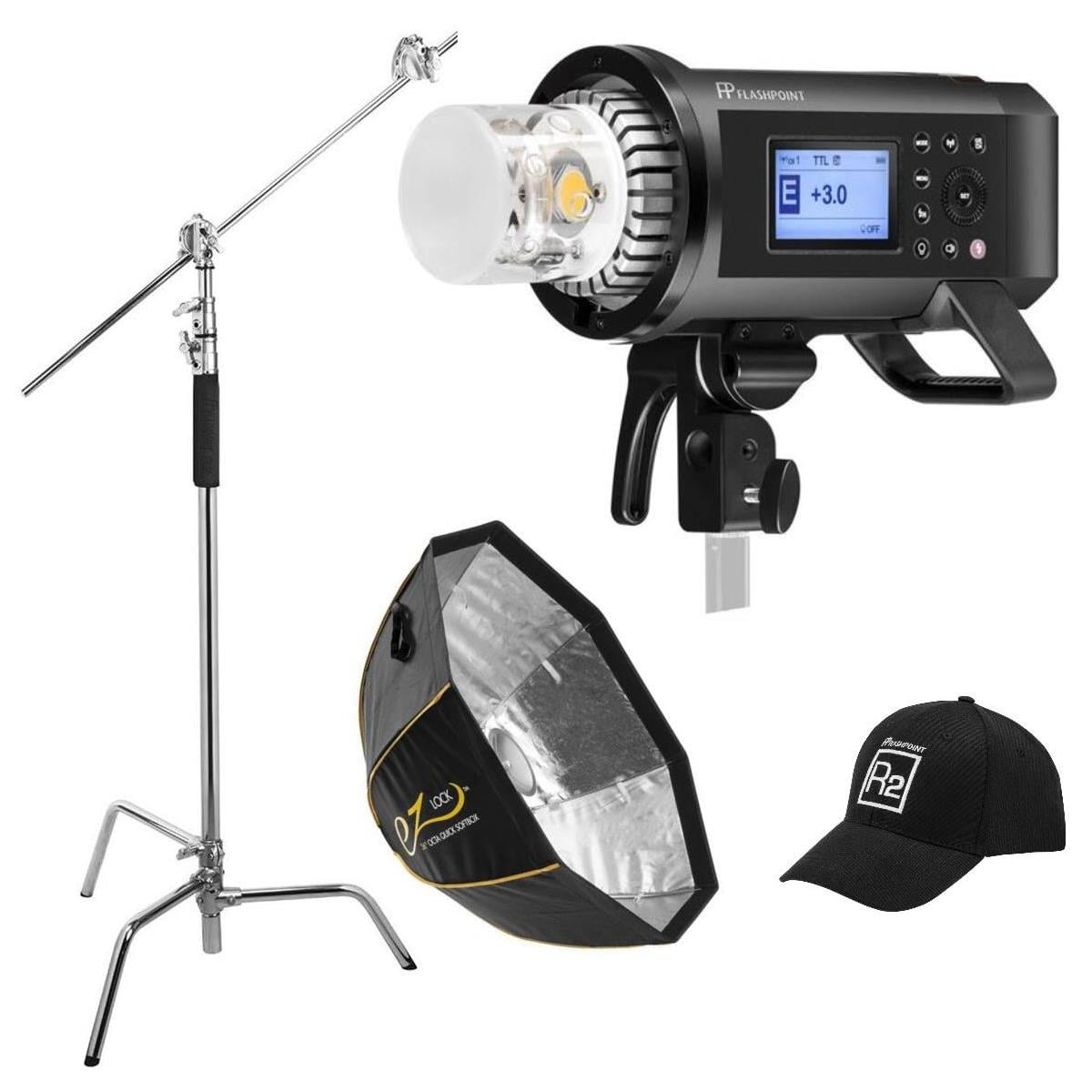 Flashpoint XPLOR 600PRO R2 TTL BatteryPowered Monolight Kit with