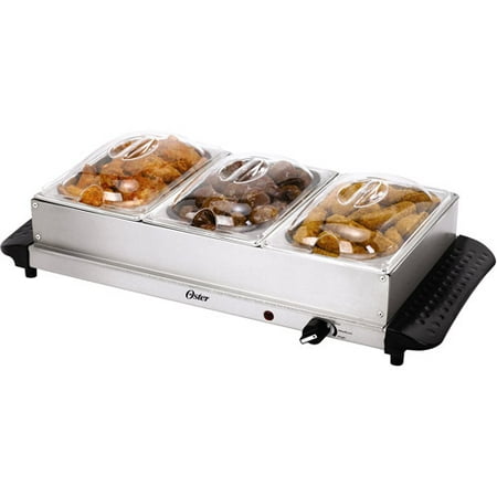 UPC 034264446953 Oster Triple Buffet Server and Warming Tray upcitemdb