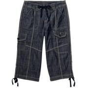 Faded Glory - Women's Cinched Capri Cargo Jeans