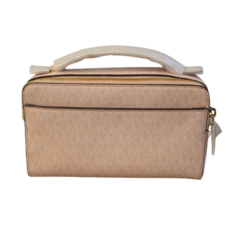 Michael Kors Logo Smartphone Leather Handbag, Double Zip Crossbody