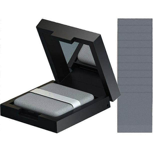 1 Set Women Mirror Control Blotting Facial Paper With Powder Puff Pore Oil Blotting Face Paper