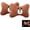 Brown, variant on 2Pcs Car Headrest Pillow, Cartoon Car Neck Pillow, Comfortable Soft Car Seat Pillow, Head Rest Cushion, Universal Headrest Pillow for Travelling and Home
