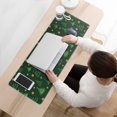 thumbnail image 3 of Long Mouse Pads for Desk,Green Christmas Tree and Star Pattern Desk Mats on Top Of Desks, Desk Mouse Pad Extra Large with 3mm Non-Slip Base and Stitched Edge for Gaming,Office,Work,Home 31.5x11.8in, 3 of 5