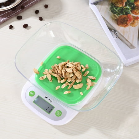 

Herrnalise Food Kitchen Bowl Scale Digital Ounces And Grams For Cooking Baking Meal Prep Dieting And Weight Loss 11lb/5kg Home Essentials