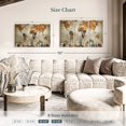 thumbnail image 4 of Elephant Stock Rusty World Map Wall Art - Horizontal Multi Panel Canvas - Living Room Wall Decor - Map Multi Panel - Orange And Beige Decor - 45" x 28", 4 of 8