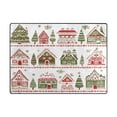 thumbnail image 5 of Yayeee Area Rugs for Living Room 5.2'x4' Non Slip Washable Bedroom Floor Carpet, Red Christmas House, 5 of 5