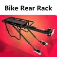 thumbnail image 1 of TIMIFIS Rear Bike Rack Bicycle Cargo Rack Quick Release Adjustable Alloy Bicycle Carrier Capacity Easy to Install Black ummer, 1 of 8