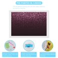 thumbnail image 3 of Diamond Art Kits for Adults, Pink Glitter Sparkles ADiamond Painting Kits for Beginners, Frameless Round 5D Full Drill Diamonds Art Pictures Gem Art Crafts Home Decor Gifts, 3 of 8