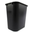 thumbnail image 5 of Rubbermaid Commercial Products Deskside Plastic Wastebasket, Rectangular, 7 Gal, Black | Bundle of 10 Each, 5 of 7
