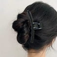 thumbnail image 3 of CSChome Hair Claw Frosted Non-Slip Crossing Hair Claw Spring Design Solid Color Simple Large Hair Clamp Styling Tool Clip, 3 of 7