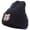 Navy, variant on US Coast Guard Veteran Anchors Embroidered Long Beanie - Black OSFM