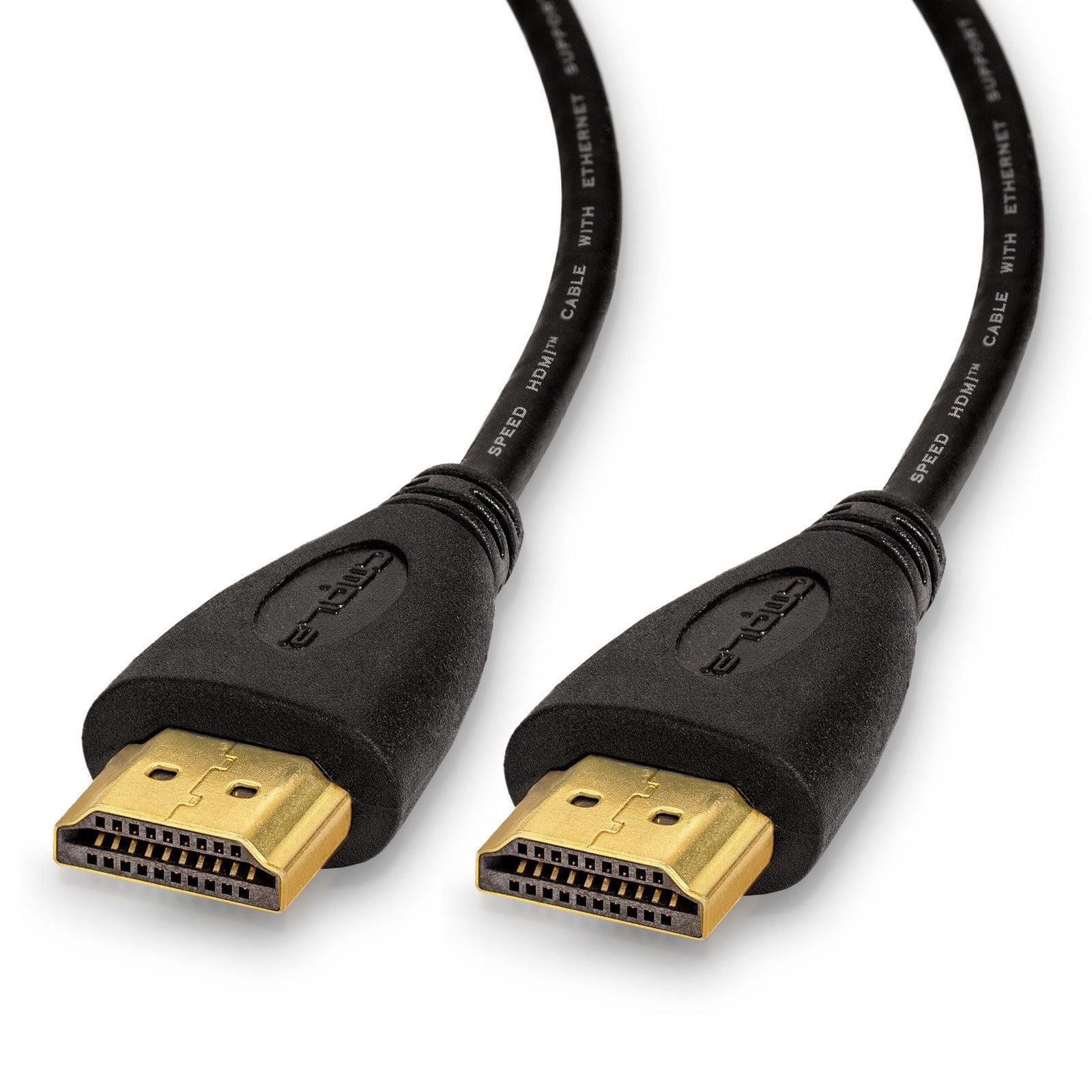 PREMIUM HDMI Flat Cable V1.4 HIGH SPEED 1080P GOLD FULL HD 3D TV LEAD 