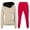 Red, variant on IROINNID Sweatsuit For Women 2 Pieces Set Fall Winter Outfits Sports Tracksuits Long Sleeve Pullover Hoodies Pants Suit Sport Suit,Beige