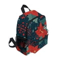 thumbnail image 2 of FORMRS School Backpack with Front Zippered Pocket 12" Student Travel Daypack, Christmas Berries, 2 of 6