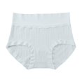 thumbnail image 1 of Ropa interior sin costuras de cintura alta para mujer: entrepierna 7A, material de clase A para bebés, control ligero del abdomen, 1 of 4
