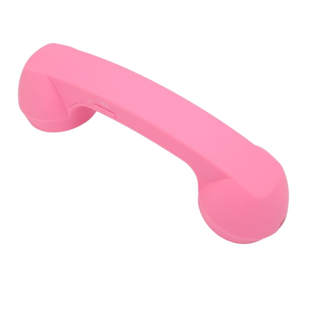 Combiné Téléphonique, Récepteur de Téléphone Mobile Sans Fil Rétro avec Haut-Parleur HD et Microphone pour Support de Téléphone Cellulaire et Ordinateur