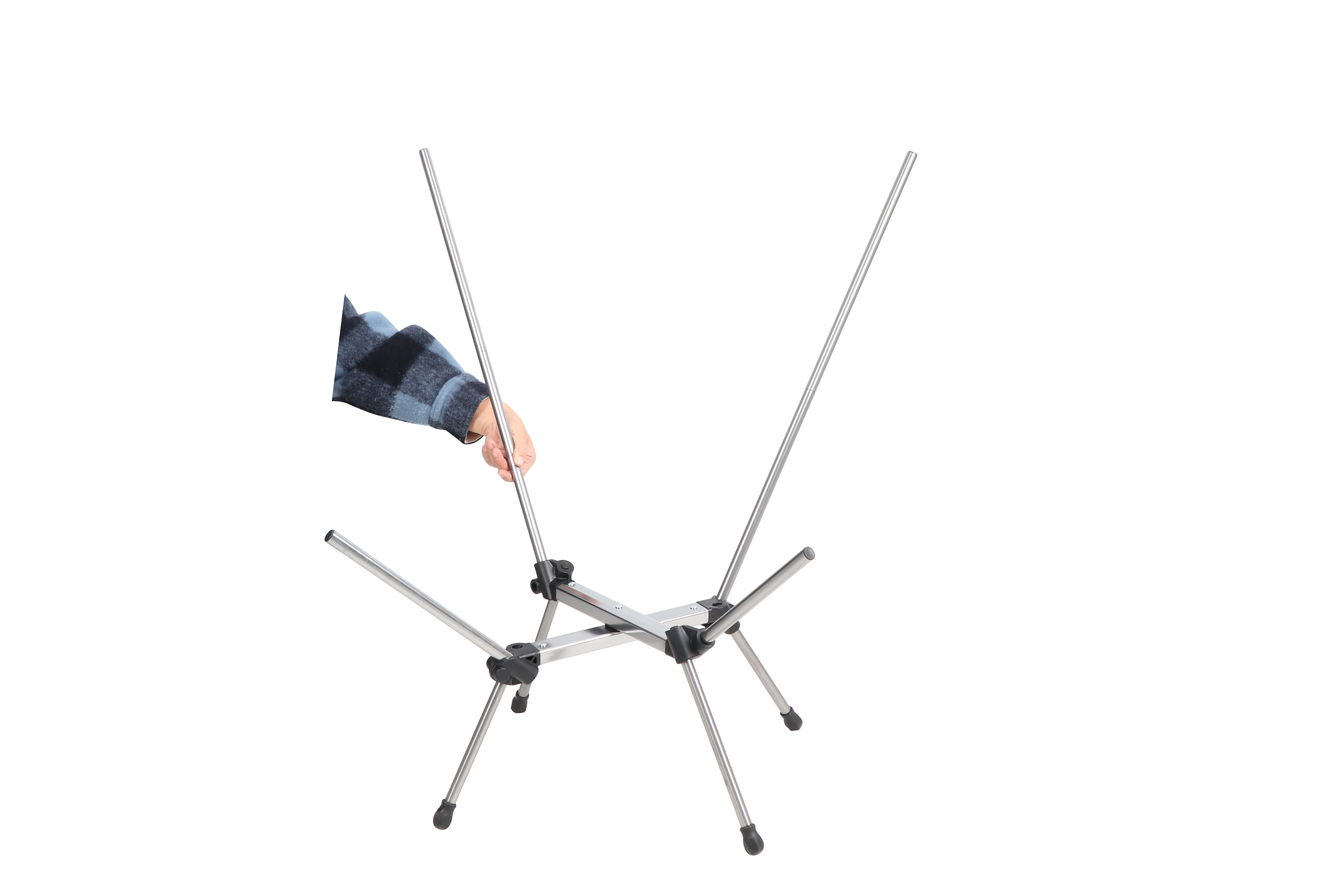 Timber Ridge Yew Backpack Camping Chair with Table, Gray