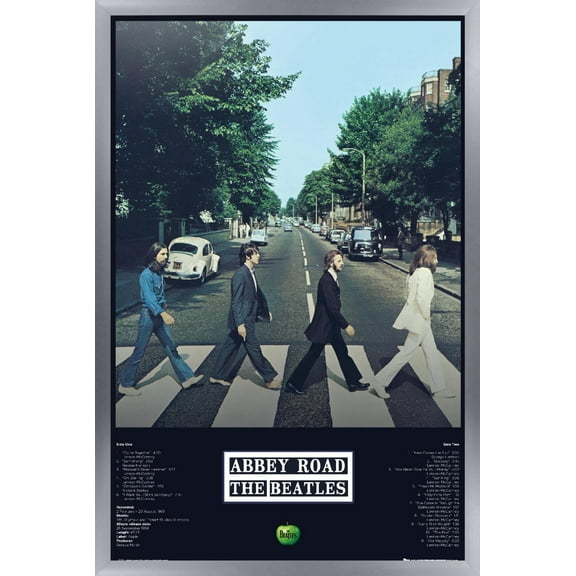 24X36 The Beatles - Abbey Album Wall Poster, 24" x 36", Framed
