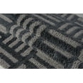thumbnail image 4 of Ladole Rugs Stylish Modern Abstract Oknagon Contemparory Elegent Soft Shag Shaggy Grey Area Rug Carpet 3x5 (2'7" x 4'11", 80cm x 150cm), 4 of 4