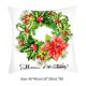 thumbnail image 5 of Almohada Con Temática Navideña 18*18 Pulgadas Funda De Almohada De Navidad Encantadora Funda De Cojín Reutilizable Para Sofá De Sala De Estar 4 Uds Fundas Moyic HA021231-00, 5 of 7