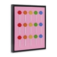 thumbnail image 2 of Stupell Industries Contemporary Colorful Lollipop Grid Black Floating Frame Canvas Art, 17 x 21, by LISH Creative, 2 of 8