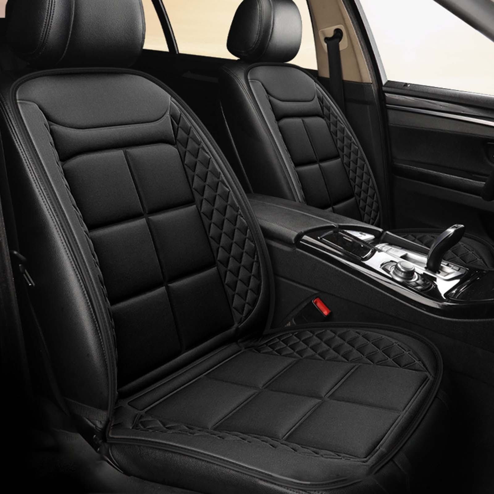 Winter Car Seat Cover Soft Plush Seat Cover For Car Front Seat Comfortable Car Seat Cushion Driving In Winter Most Car SUVs Trucks (Warm)