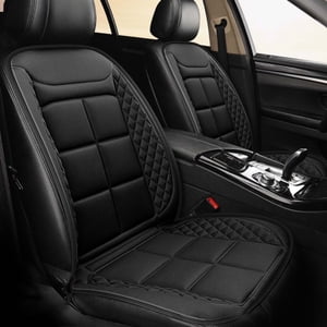 Winter Car Seat Cover Soft Plush Seat Cover For Car Front Seat Comfortable Car Seat Cushion Driving In Winter Most Car SUVs Trucks (Warm)