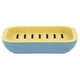 thumbnail image 3 of Bandeja organizadora de baño desmontable y drenable de 4 piezas Jabonera de ducha resistente de dos niveles, 3 of 8