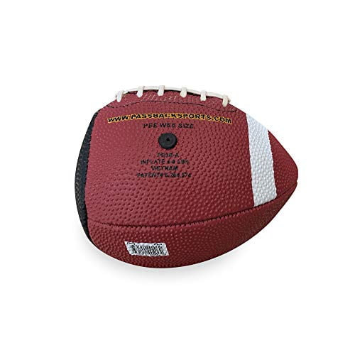 Passback Sports Peewee Rubber Passback Football Ages 4-8