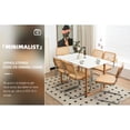thumbnail image 2 of Chrome Steel Frame / Living Room Accent / High - quality Rattan Construction, 2 of 7