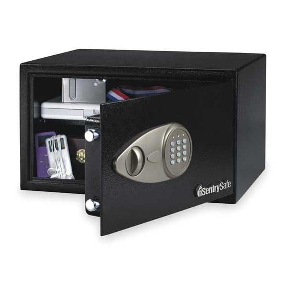 Sentry Safe Safe, 0.98 cu ft, 24 lb, Not Rated Fire Rating X105P