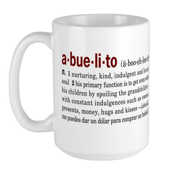 CafePress - Abuelito Large Mug - 15 oz Ceramic Large Mug