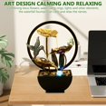 thumbnail image 3 of CUITING Tabletop Water Fountain  Home Décor Soothing Sound Machine - Automatic Pump Indoor Zen Relaxation for Office  Living Room Bedroom, 3 of 7